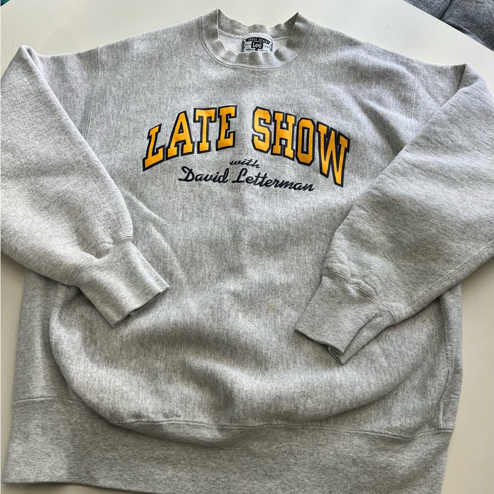Vintage Late Show with David Letterman New York Sweatshirt unisex XL